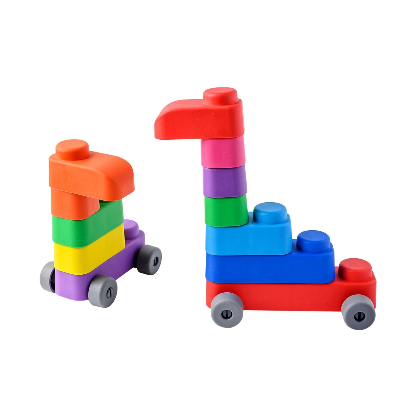 Bio Soft Blocks 33 delar med hjul för barn från 6 månader från Gerardo’s Toys