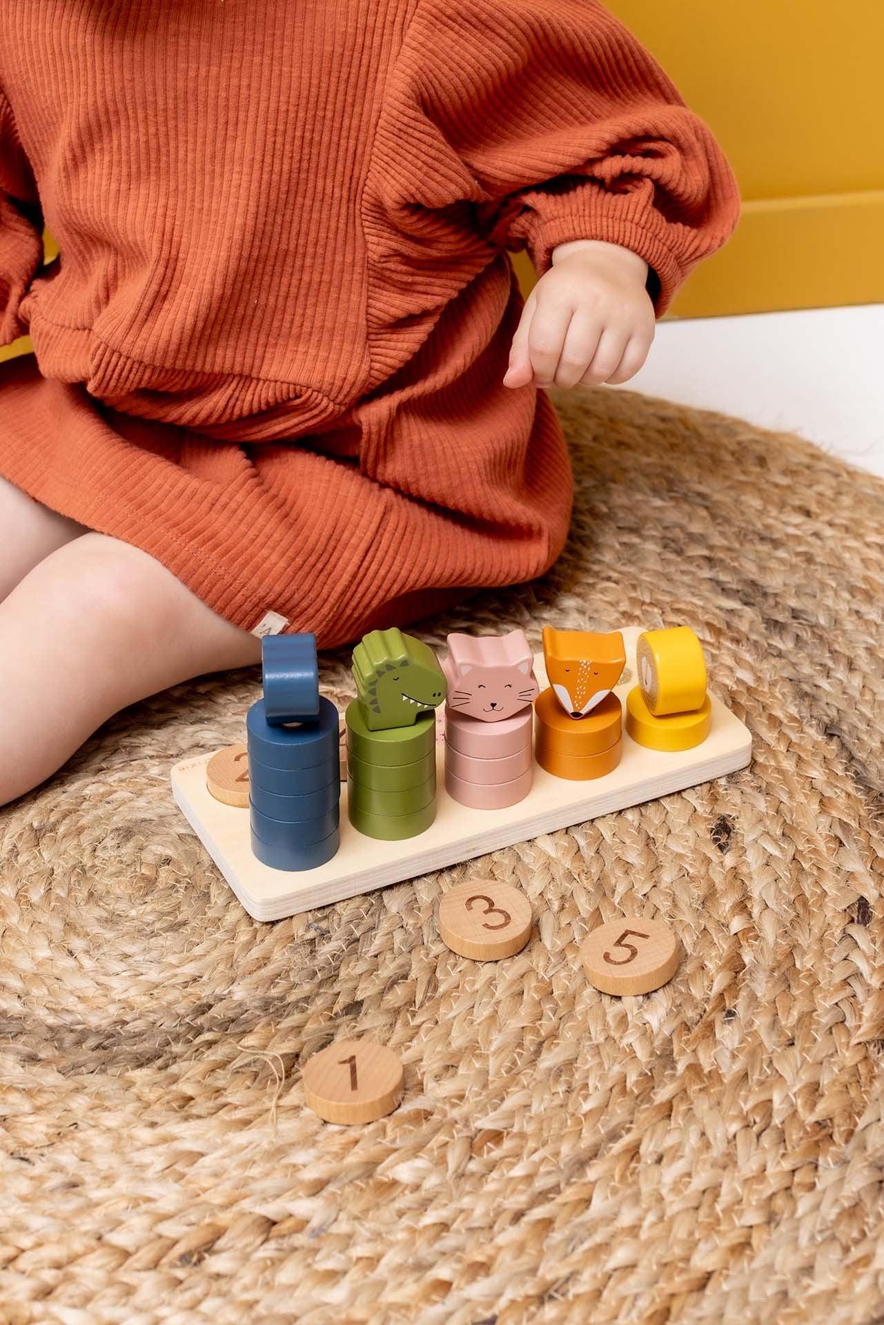 Wooden Counting Puzzle 0-5